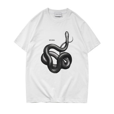 Geschlechterneutrale 3D-gedruckte Schlange Loose T-Shirt für Straßenmode in verschiedenen Größen