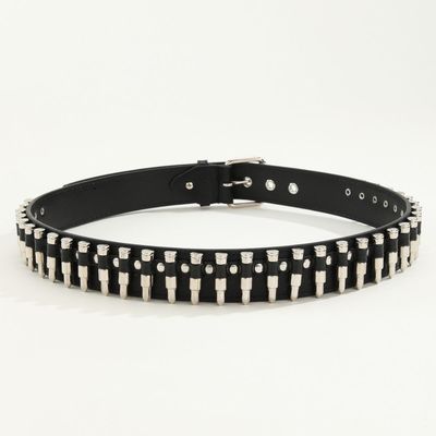 Normaler Stil 2-4cm Herren Western Punk Rivet Gürtel mit glatten Buckle Hose Dekoration