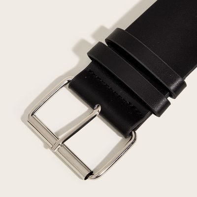 Breiter Gürtel Western Rivet Trend Fashion Punk Gürtel mit Eisen Buckle und Pin Befestigung