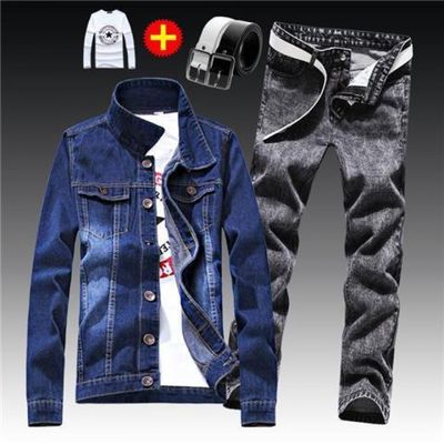 Kategorie Einkaufserzeugnisse Geschäftsmann 35 Jahre Denim-Pantel-Anzug Jacke für Männer