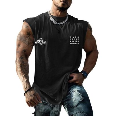 Unisex-Grafik-Digitaldruck-Sportstudio Schnitt-Ab-Sleeveless-Weste XMAMLON Custom OEM RTS