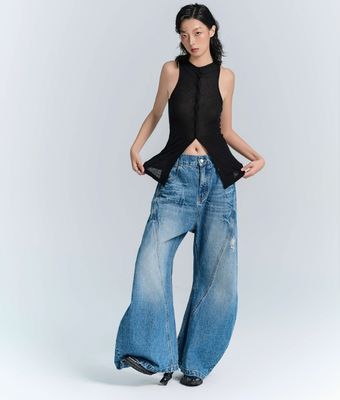 Jeans für Männer und Frauen in Plus-Size Streetwear