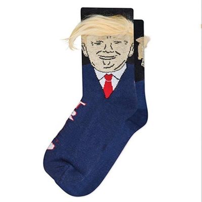 Männerzubehör Lustiger verrückter Charakter Druck Designer gestreifte Crew Baumwolle Happy Socks