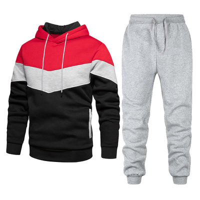 Erwachsene Unisex Hoodies 100% Baumwolle Sweatshirt und Sweatpants Set Solid Dicke Hoodie
