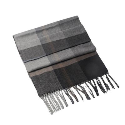 Fußballmannschaft Fans Jacquard Schal Custom Strick Winterschal mit Plaid Muster