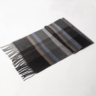 Fußballmannschaft Fans Jacquard Schal Custom Strick Winterschal mit Plaid Muster