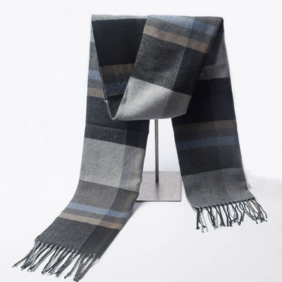 Fußballmannschaft Fans Jacquard Schal Custom Strick Winterschal mit Plaid Muster