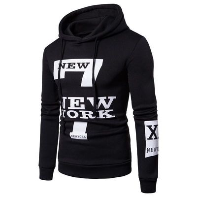 Solides Muster Pullover Sweatshirt Sport Fleece Tragen Hoodie Und Jogger Set für Männer