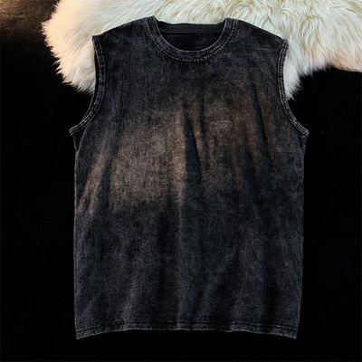 Druck 230G BAUMWOLZ Vintage Ropa Fitnessweste für Männer