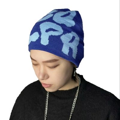 Outdoor Strick Hut Erwachsene Custom Strick Beanie Sport Warm Hut mit gemeinsamer Stofffunktion