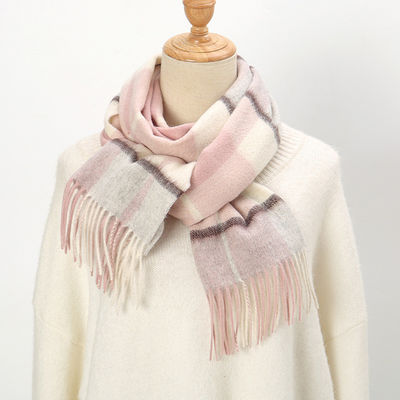 Warmer für den Hals aus Kaschmir im langen Stil aus warmer Tartan-Wolle aus Malaysia