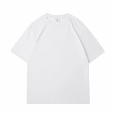Männer-Custom-Schwer 100% Baumwolle T-Shirt übergrößeres Blank Mock-Hals Schwergewicht Mehrfarbig