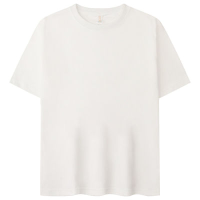 Leichtblaue T-Shirt schnell trockene beige einfache T-Shirts zum Drucken Anti-Falten Sommer