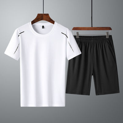 100% Polyester-Männer-Sets atmungsaktiv schnelle trockene Jacke T-Shirt für den Sommer