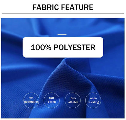 100% Polyester-Männer-Sets atmungsaktiv schnelle trockene Jacke T-Shirt für den Sommer