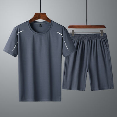 100% Polyester-Männer-Sets atmungsaktiv schnelle trockene Jacke T-Shirt für den Sommer