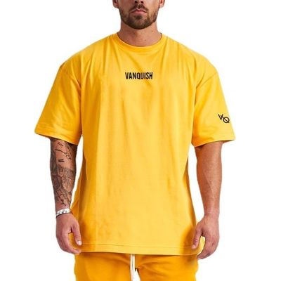 Sommer Essential Herren T-Shirt in Strickwebe und Druckmuster