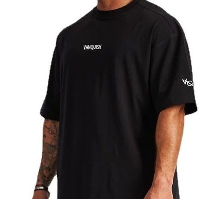 Sommer Essential Herren T-Shirt in Strickwebe und Druckmuster