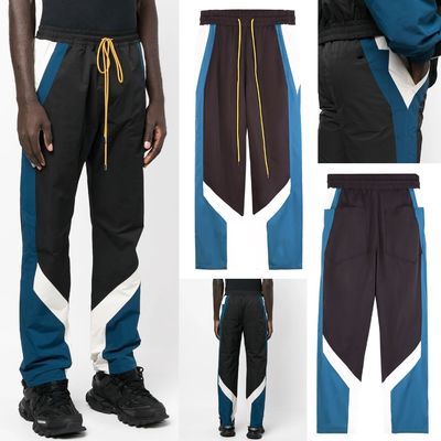 Frühling und Herbst Atmung Polyester Patchwork Straßenkleidung Tracksuit für Herren Sets