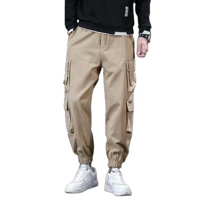 XMAMLON Custom Logo Herrenlasthosen mit Zugseil und Polyester/Baumwollgewebe