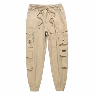 XMAMLON Custom Logo Herrenlasthosen mit Zugseil und Polyester/Baumwollgewebe