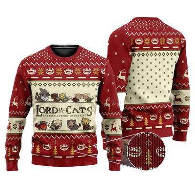 XMAMLON Custom Rundhals Hemd Casual Herrenkleidung Pullover Weihnachtsdruck Pullover