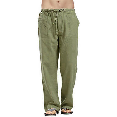 Männer Anti-Pilling-Cargo-Sweatpants Herbst wasserdichte Hosen mit flacher Vorderseite