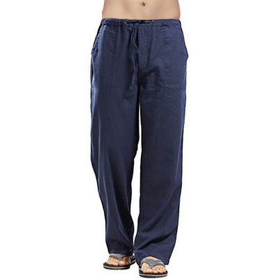 Männer Anti-Pilling-Cargo-Sweatpants Herbst wasserdichte Hosen mit flacher Vorderseite