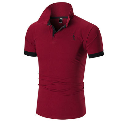 Druckmuster Typ 330 Gramm Plain Casual Golf Custom Logo Einfaches Polo Shirt für Männer