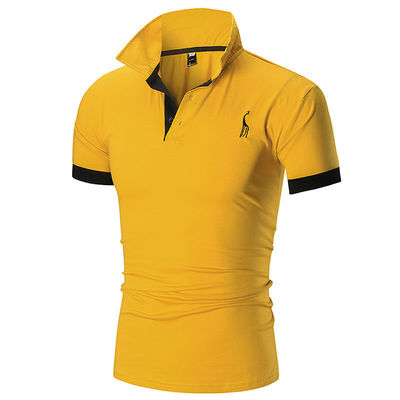 Druckmuster Typ 330 Gramm Plain Casual Golf Custom Logo Einfaches Polo Shirt für Männer