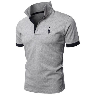 Druckmuster Typ 330 Gramm Plain Casual Golf Custom Logo Einfaches Polo Shirt für Männer