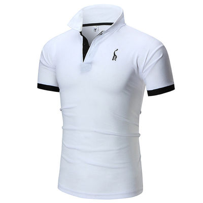 Druckmuster Typ 330 Gramm Plain Casual Golf Custom Logo Einfaches Polo Shirt für Männer
