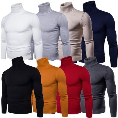 Gewebeverfahren Hochelastik Winter Männer Crew Hals Pullover Standard Strick Jumper
