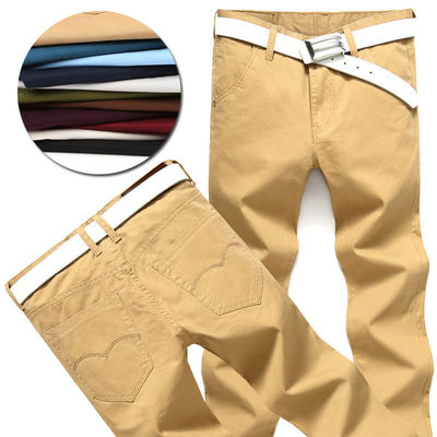 Hosen Länge Hosen Mode Stil Stretch Fit Baumwolle Mittellange Taille Hosen Für Mann