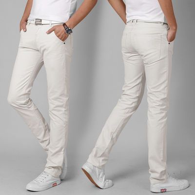 Hosen Länge Hosen Mode Stil Stretch Fit Baumwolle Mittellange Taille Hosen Für Mann