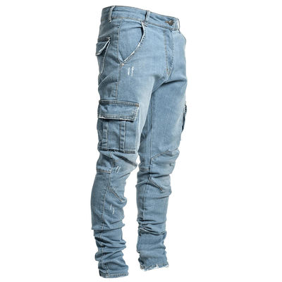 Herrenfracht Skinny Jeans mit Seitentaschen Schnelltrockene Jeans