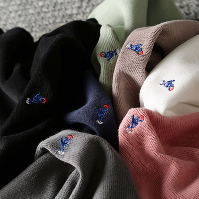 O-Neck gestickte Herren-Rundkragen-Sweater Terry Pullover ohne Ausstattung und Verarbeitung