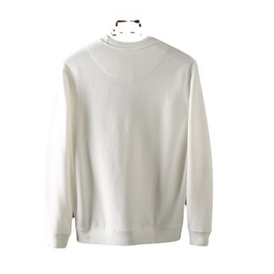 O-Neck gestickte Herren-Rundkragen-Sweater Terry Pullover ohne Ausstattung und Verarbeitung