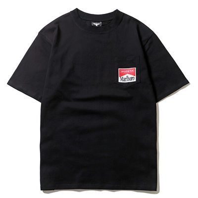 Jugendliche Beliebtheit Kragenlose Klapperschlange Druck Skateboard T-Shirt für 18-24 Jahre alt