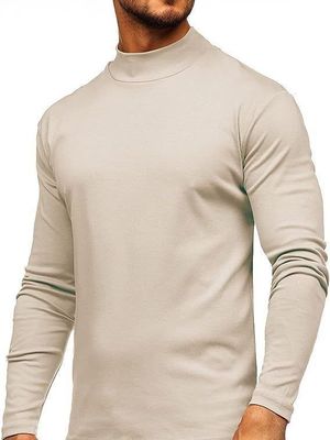 T-Shirts mit langen Ärmeln für Männer Pullover Unterhemden Support 7 Tage Musterbestellzeiten