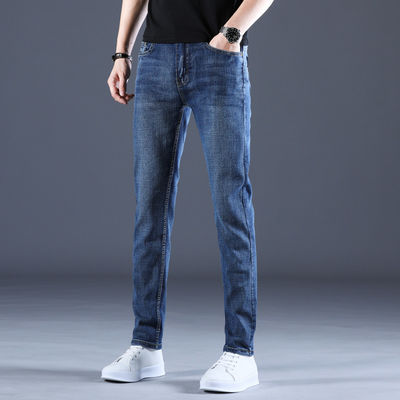 Herbst Jeans für Männer in leichtem Stretch-Denim-Gewebe für Atmung