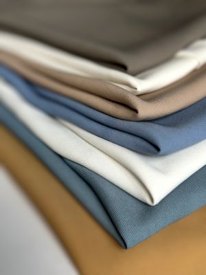 SLUB Style 100% Polyester Antibiose Stretch Matte schnell trockene Satin Stoff für Kleider