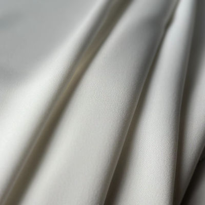 SLUB Style 100% Polyester Antibiose Stretch Matte schnell trockene Satin Stoff für Kleider