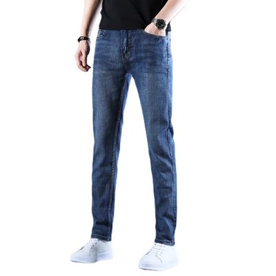 XMAMLON RTS Herrenhosen Gewohnheitliche Jeans mit Waschtechnik und winddichten Technologien