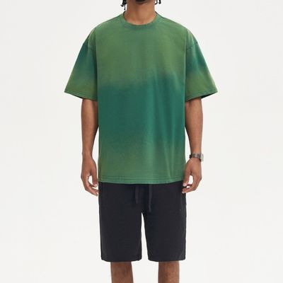 100% Baumwolle Unisex-T-Shirt mit übergroßer Größe