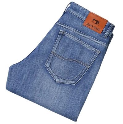 Herbst Jeans für Männer in leichtem Stretch-Denim-Gewebe für Atmung