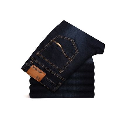 Mittlere Leichtgewicht Taille Typ Männer Sommer dünne gerade Loose Jeans