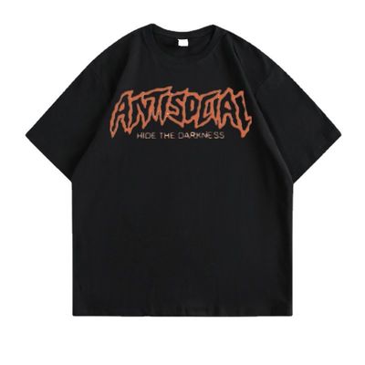Custom gedruckte Baumwoll-T-Shirts OEM ODM Anti-Schrumpfung Nadeldetektion Plus Größen