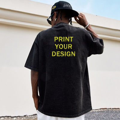 Rundhals Vintage Grafik T-Shirts 100% Baumwolle Plus Größe T-Shirts für Männer Druck