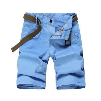 Polyester Stoff Loose Fit Workout Shorts für Männer mit einfachem und soliden Farbdesign